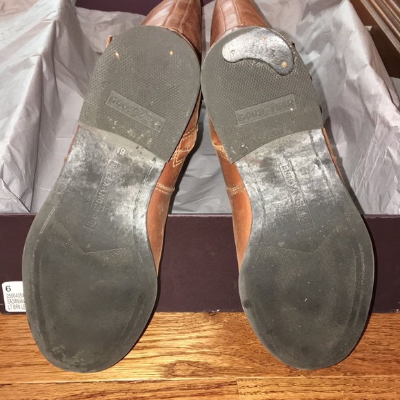 Enzo Angiolini Brown Leather Riding Boots - Picture 5 of 6